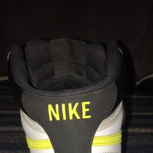 Size 9.5 custom “go the extra smile” Nike court visions